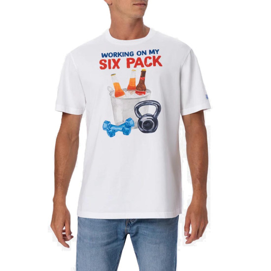 MC2 Saint Barth Ανδρική κοντομάνικη μπλούζα Cotton Classic T Shirt